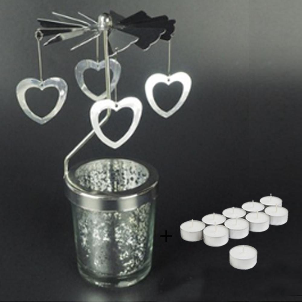 Chân Đế Nến Quay Tealight Eden Go Round Candle Legaxi Tặng 10 Nến