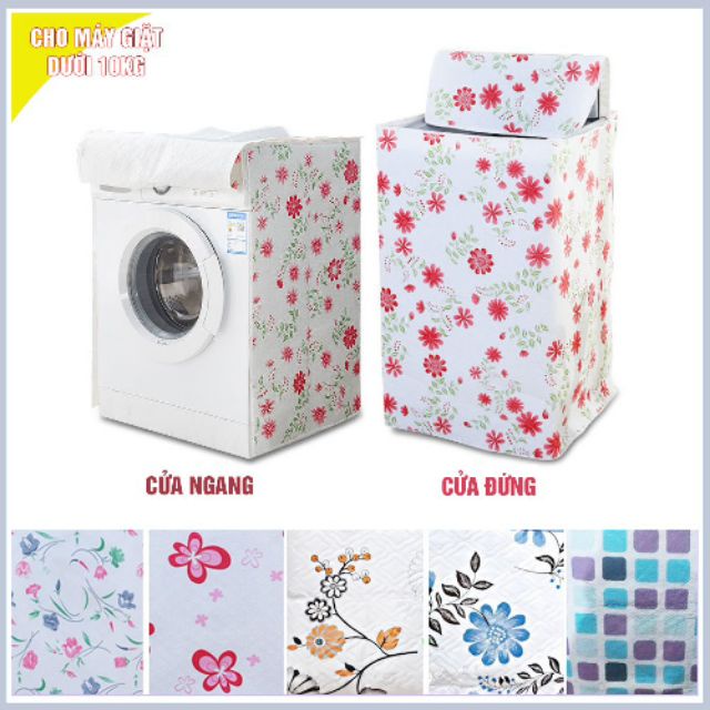 Bọc Trùm Máy Giặt Chống Thấm Cao Cấp (dưới 10kg) - Cửa Đứng, Ngang