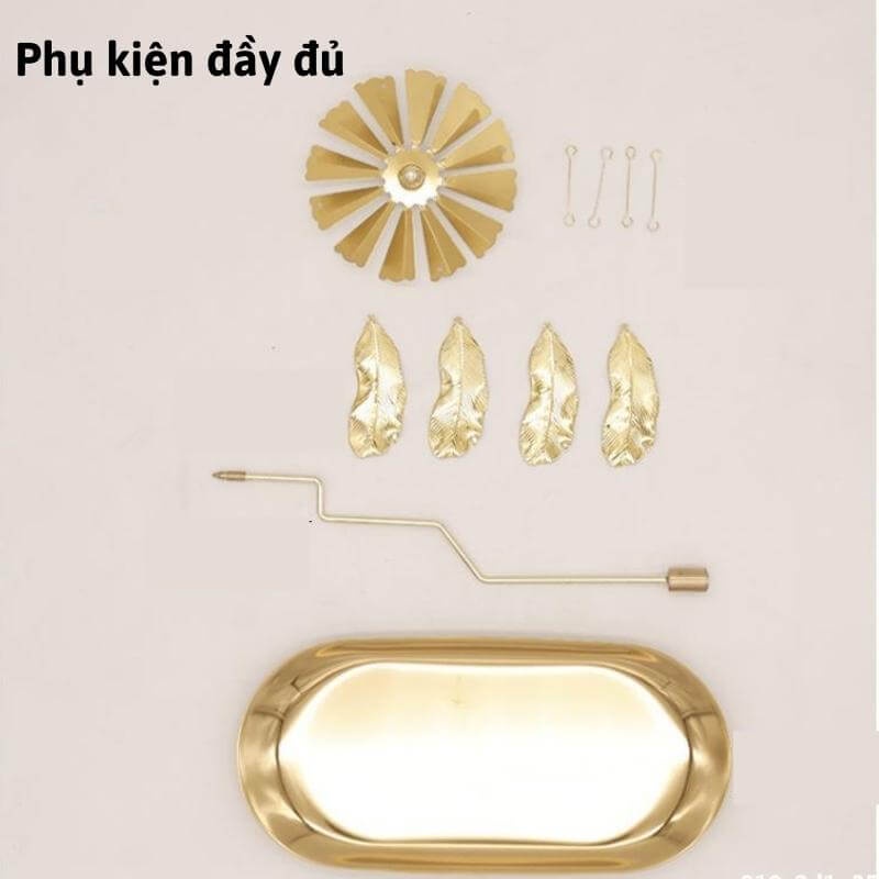 Phụ kiện nến thơm Charm có khay đựng nến trang trí chong chóng xoay giúp căn phòng trở nên lung linh, thư giãn