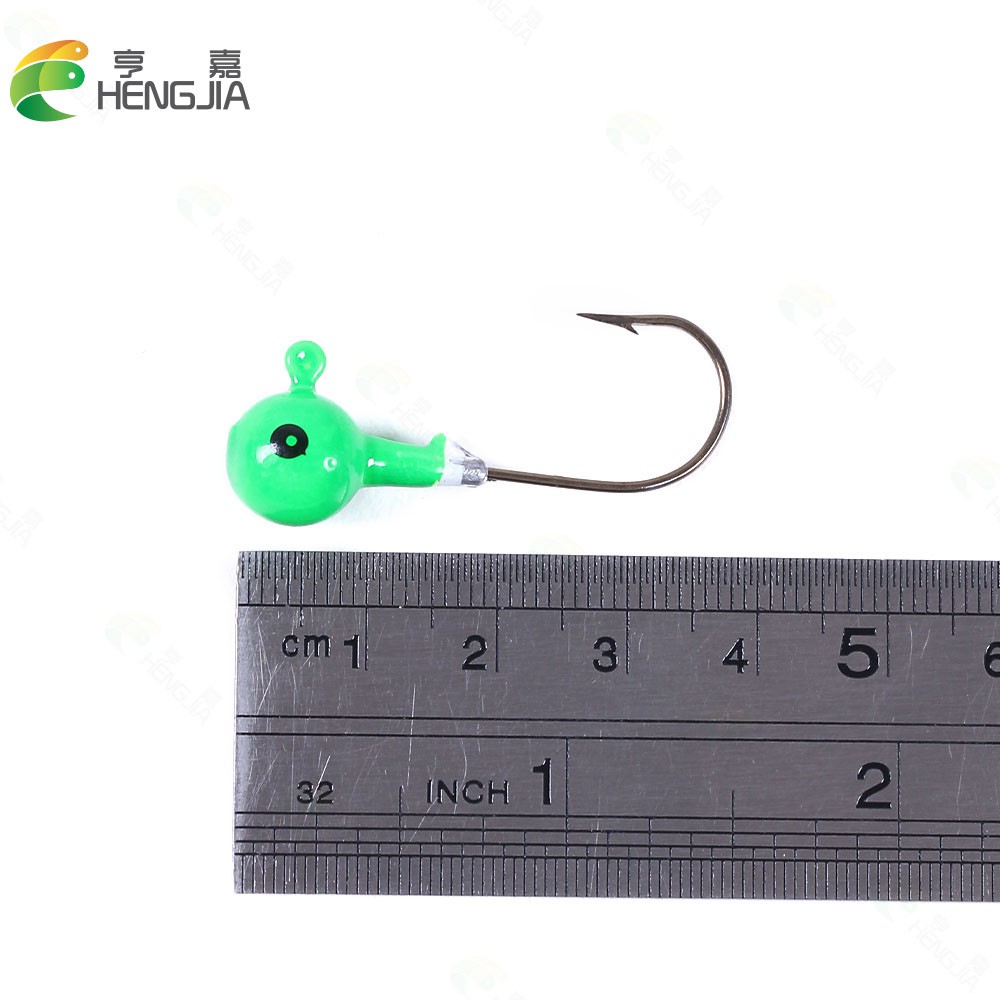 Bộ 5 Lưỡi Câu Cá Đầu Chì Hình Cá Chất Liệu Thép Cacbon Chất Lượng Cao 7g