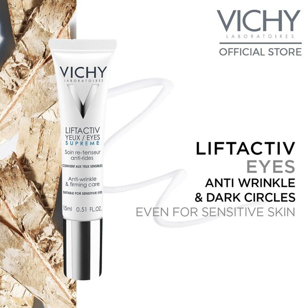 Kem Dưỡng Chống Nếp Nhăn Và Nâng Mí Mắt - Liftactiv Ds Eye Cream Vichy 15ml