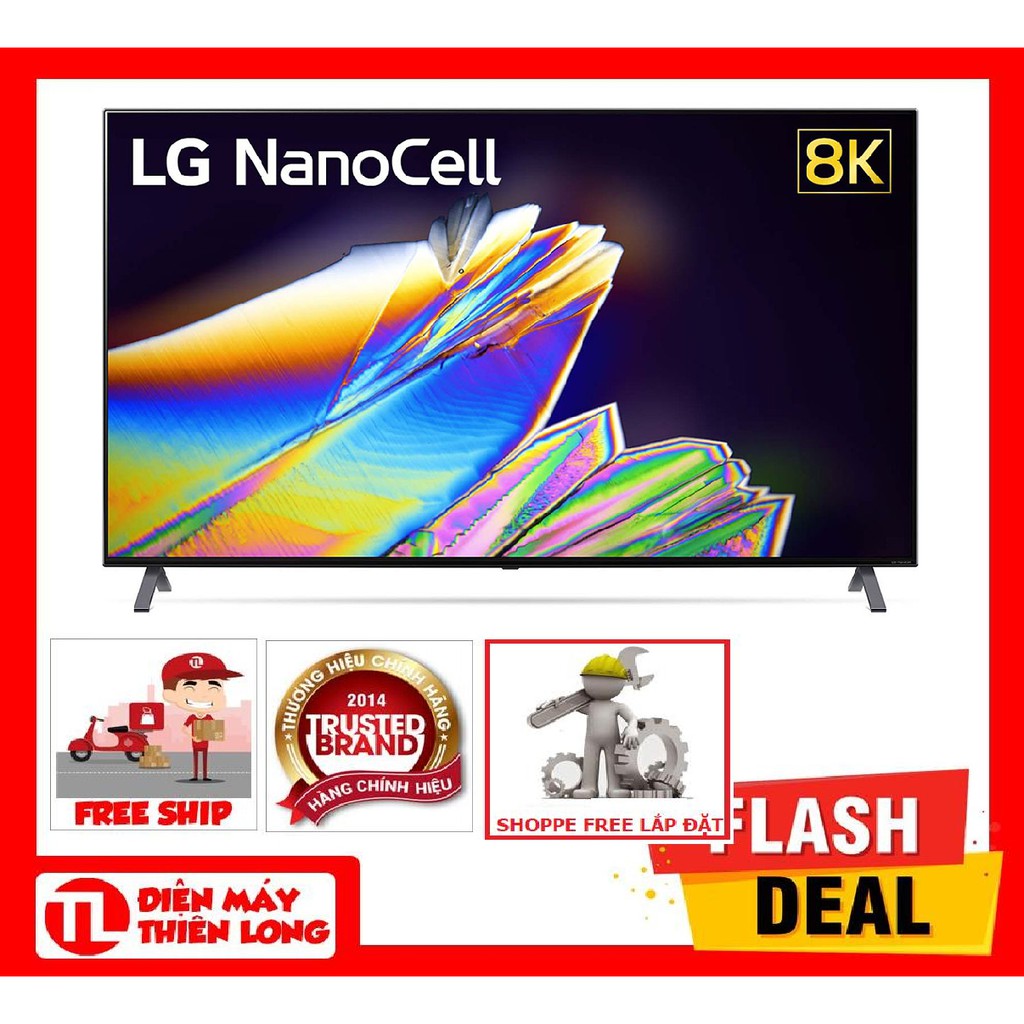 65NANO95TNA - MIỄN PHÍ CÔNG LẮP ĐẶT - Smart Tivi NanoCell LG 8K 65 inch 65NANO95TNA Mới 2020