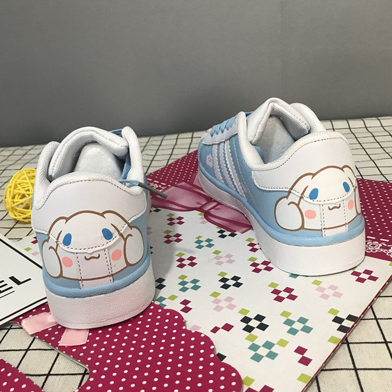 HELLOKITTY Giày Lười Nữ In Hình Mèo Hello Kitty Dễ Thương