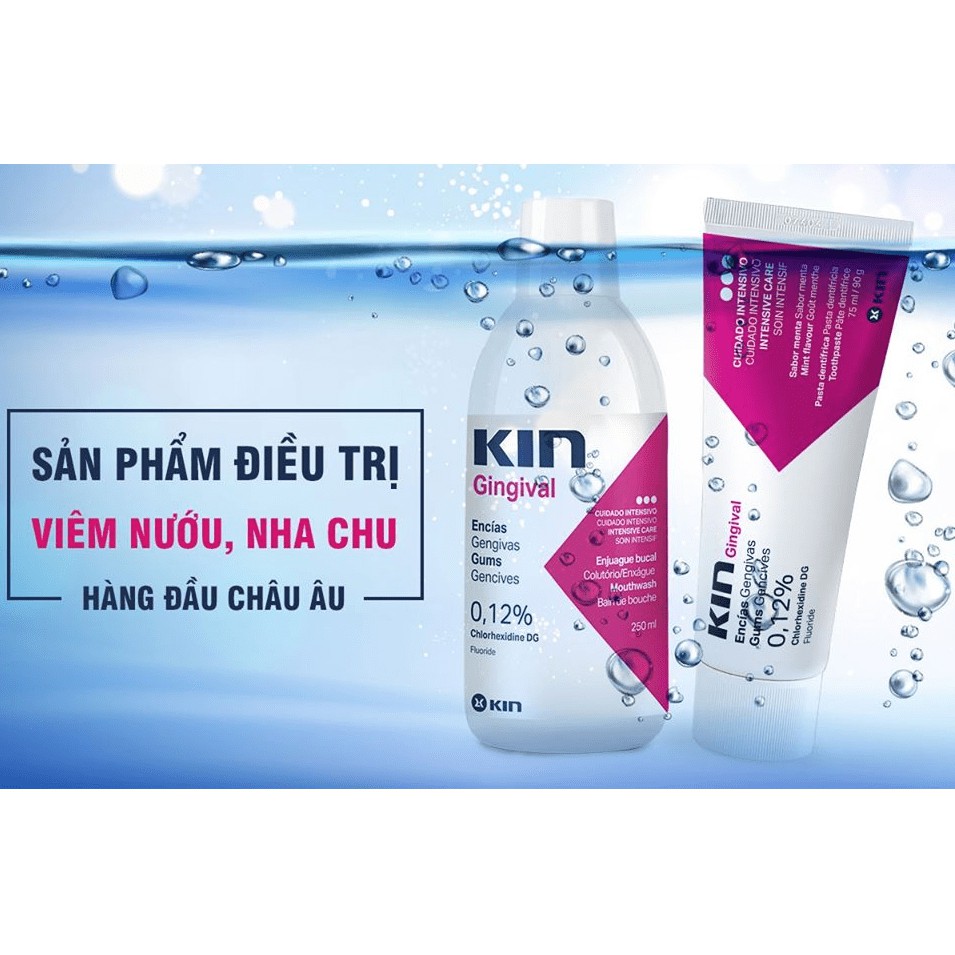 Kem đánh răng Kin Gingival size mini 7g, ngừa viêm nướu