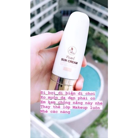 Kem Chống Nắng Pearl Suncream [ FREESHIP ]  Chống Tia UV Lên Đến 90%