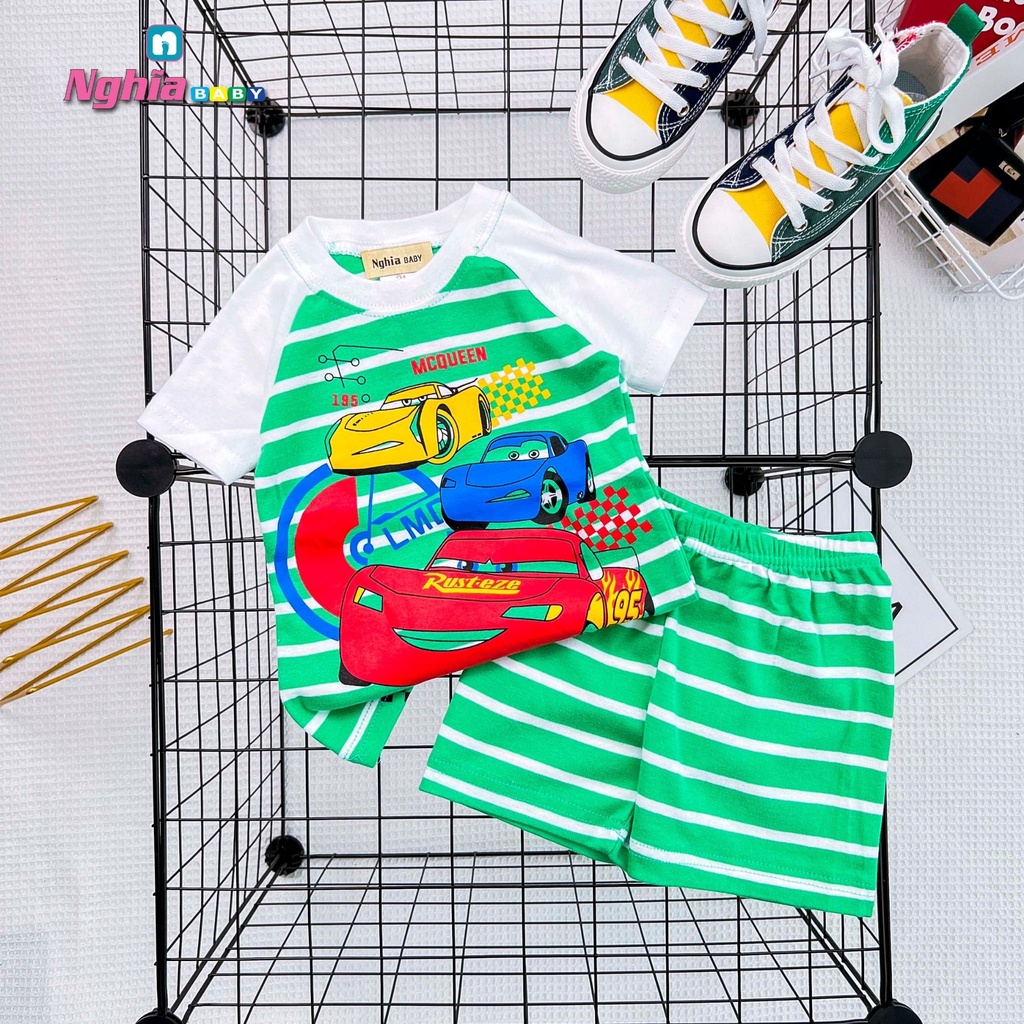 Đồ bộ bé trai NGHĨA BABY dành cho bé từ 9-21kg