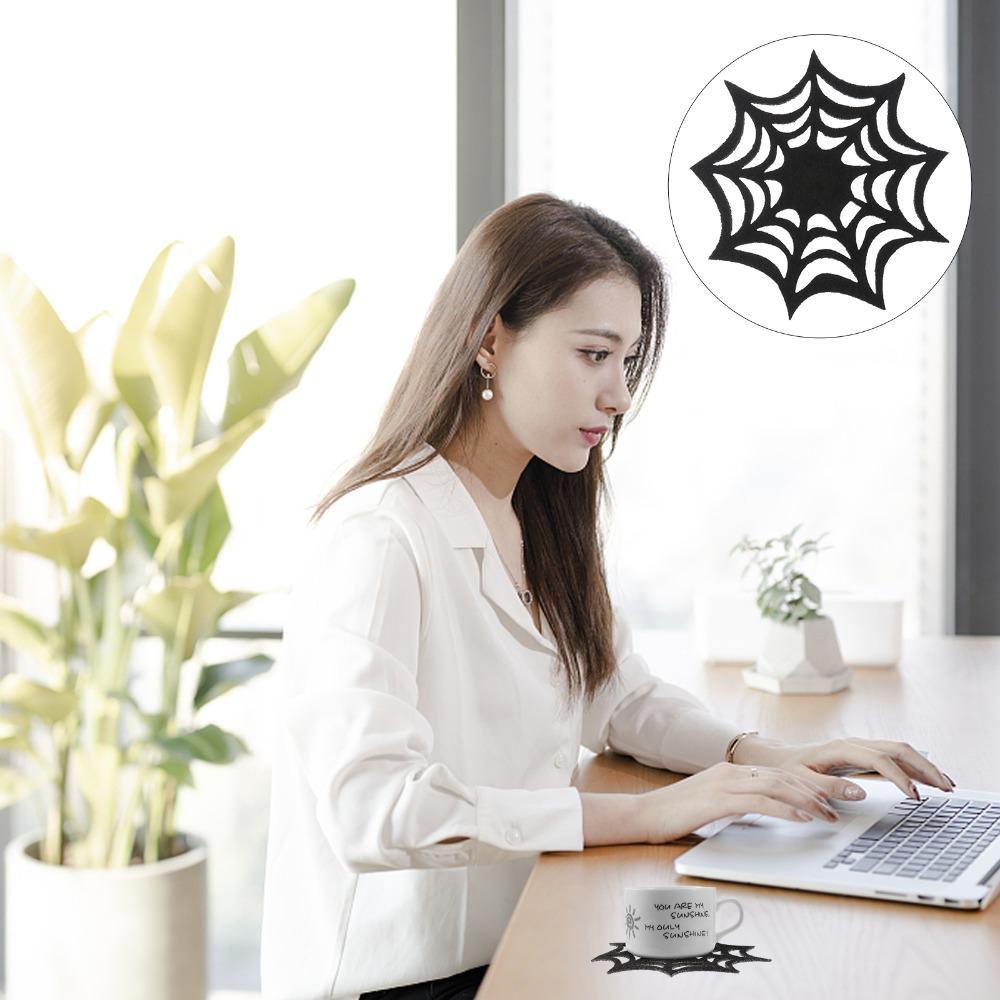 CONOPERY Set 10 / 20 Tấm Lót Bàn Ăn Họa Tiết Halloween Độc Đáo