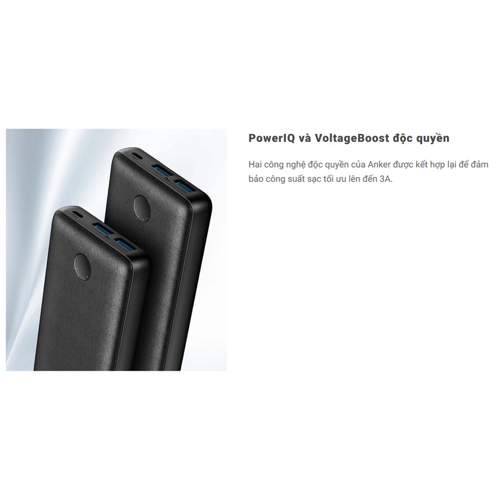 Pin Sạc Dự Phòng Anker PowerCore Select 20000mAh - A1363/A1268