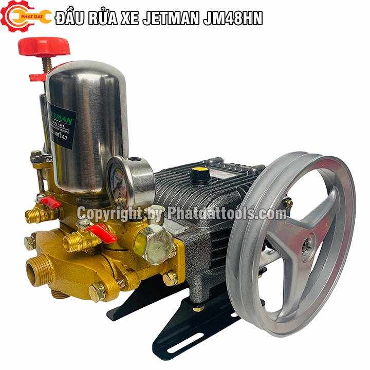 Đầu Bơm Xịt Rửa Xe Cao Áp JETMAN JM48HN - Chuyên Dụng Xịt Rửa Oto, Xe Máy, Vệ Sinh Máy Móc, Nhà Xưởng, Sân Vườn