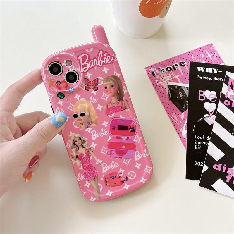 Ốp Điện Thoại In Hình Barbie Cổ Điển Cho IPhone 13 13ProMax 11Promax 12ProMax 12 11