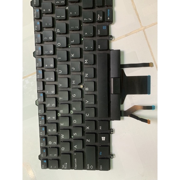Bàn phím xác chưa test laptop dell Latitude E5550 E5570 E5580, Precision 3520 7510 7520 7530 7720
