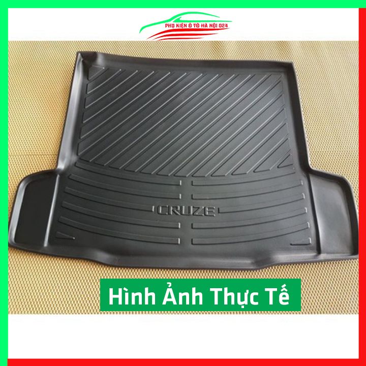 Thảm nhựa lót cốp Cruze 2009-2022 nhựa dẻo dày dặn đàn hồi tốt