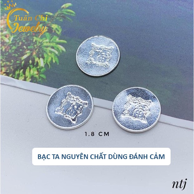 Đồng Bạc Đánh Gió  💥BẠC TA 💥 Đồng Xu Đánh Cảm Bạc Nõn Dày Dặn