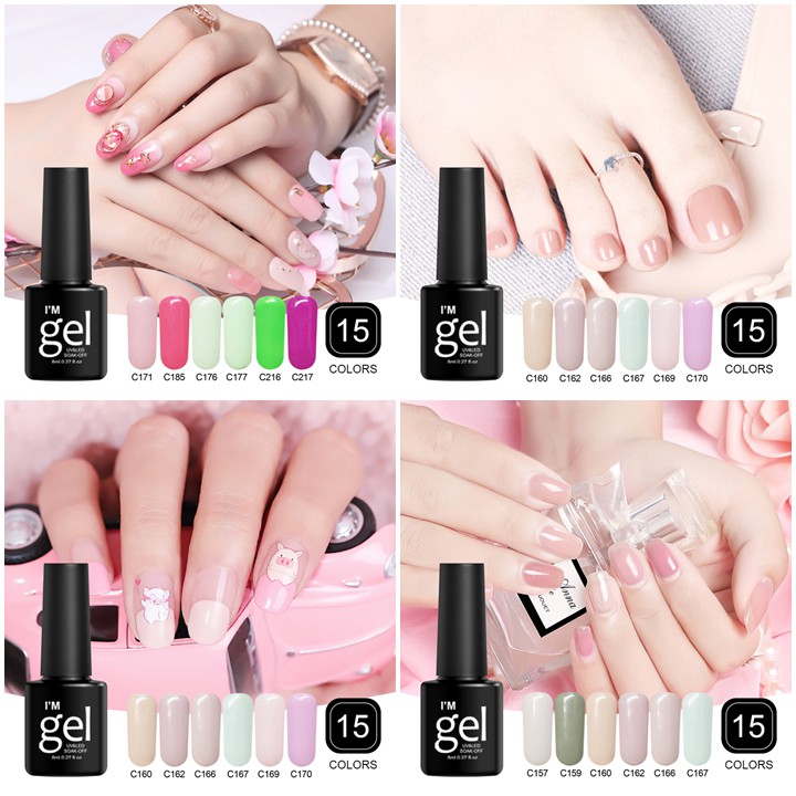 [Sỉ-Rẻ] Lọ sơn gel sơn móng tay I’m Gel bền màu và đẹp phần 8 [Lẻ-Sỉ]
