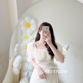 Đầm Maxi Voan Be Cột Nơ Hèo Studio (Ảnh Thật + Video)