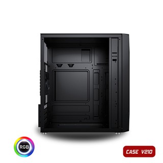 Vỏ case máy tính VSP V210 LED RGB (No FAN)