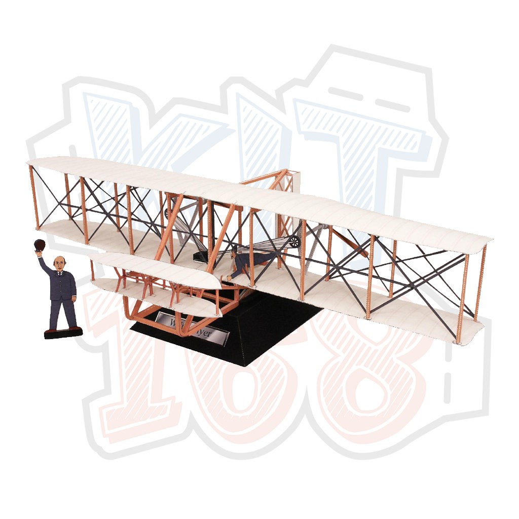 Mô hình giấy máy bay Wright Flyer