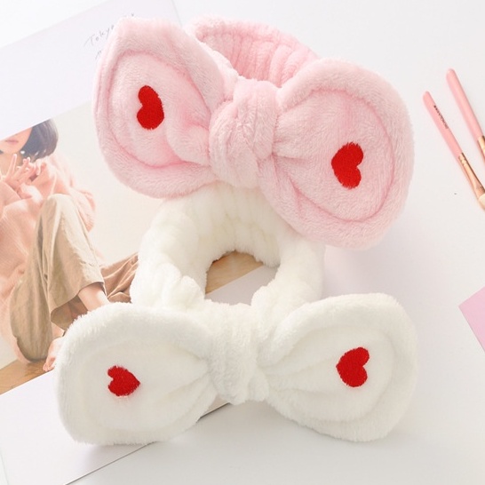 Bờm  𝐅𝐑𝐄𝐄𝐒𝐇𝐈𝐏  Băng đô trang điểm bờm tóc rửa mặt cho nữ cài tóc makeup nam phụ kiện tóc spa vải nhung Hàn Quốc #bom