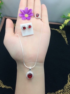 Bộ trang sức bạc ta hạt tròn