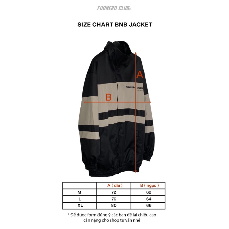 Áo khoác dù phản quang 7 màu Fuonero Jacket