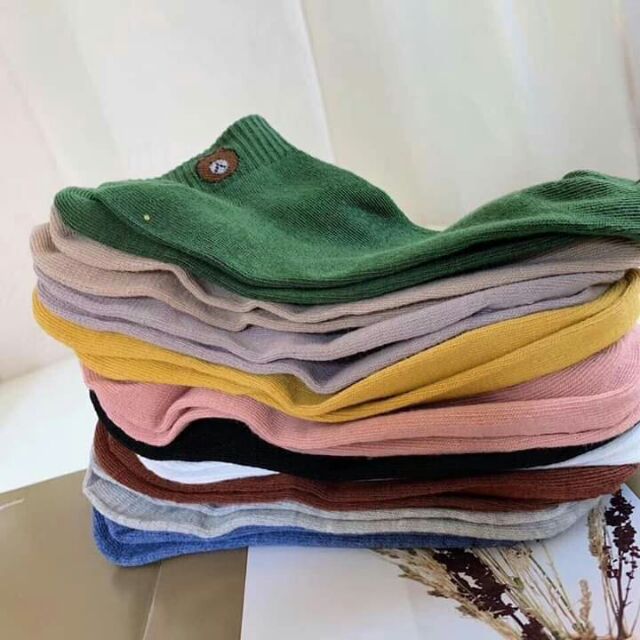 Set tất gấu  kèm túi đựng siêu xinh