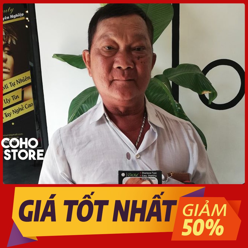 [HÀNG ANH QUỐC] Dầu gội nhuộm tóc đen thảo dược DEXE GIÁ 1 HỘP 10 GÓI | BigBuy360 - bigbuy360.vn