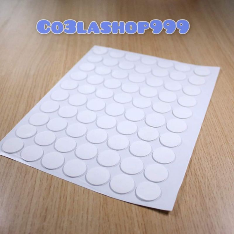 1 tấm có 70 miếng keo acrylic 2 mặt mini, dán cố định poster, chậu cây, đồ dùng.