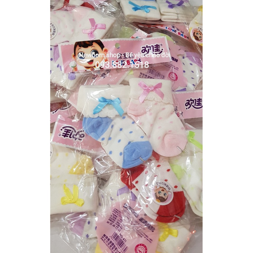 SET 2 ĐÔI TẤT SƠ SINH