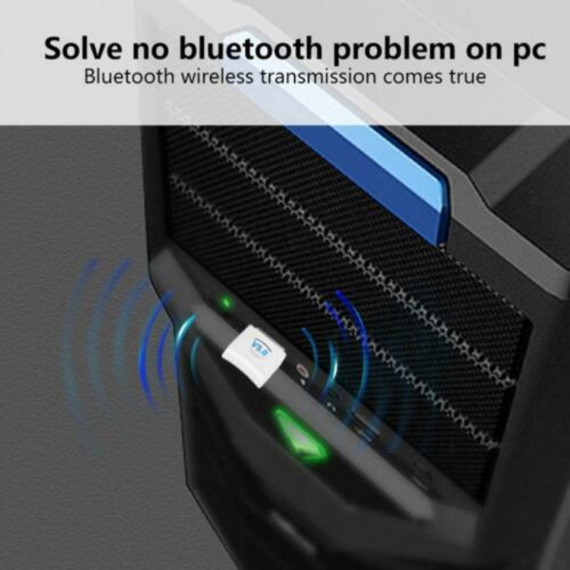 Wireless USB Bluetooth 5.0 Receiver Audio Transmitter Dongle Adapter for PC and Mobile Phone