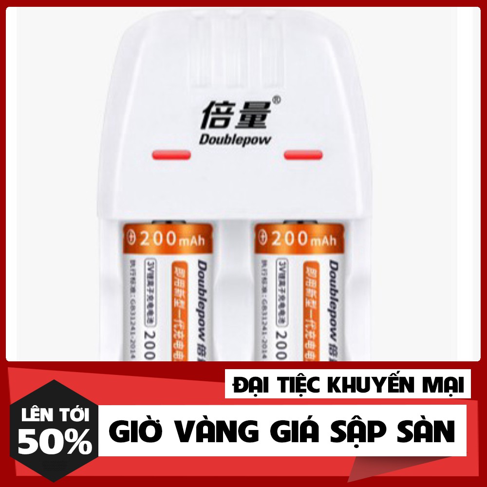 (SIÊU GIẢM GIÁ) Pin sạc CR2 3V 200mAh Double pow chính hãng