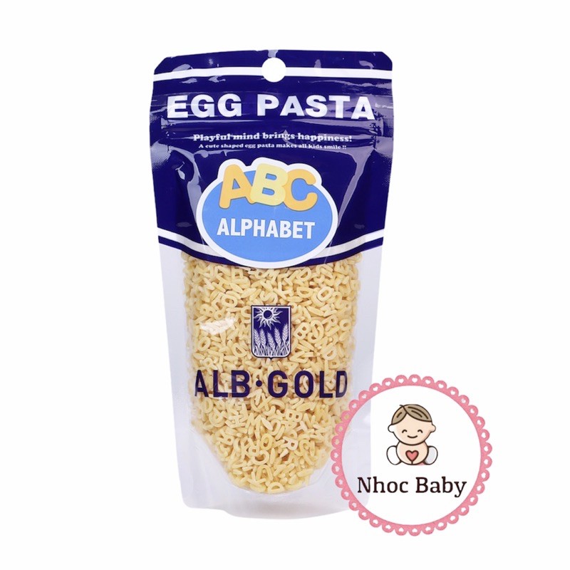 Nui trứng Egg Pasta ALB Gold Nhật 90gr cho bé 10m+