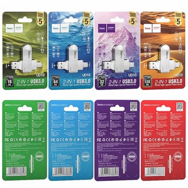 USB3.0 có 2 chân cắm USB+ Type-C Hoco UD10 16GB/32GB/64GB/128GB