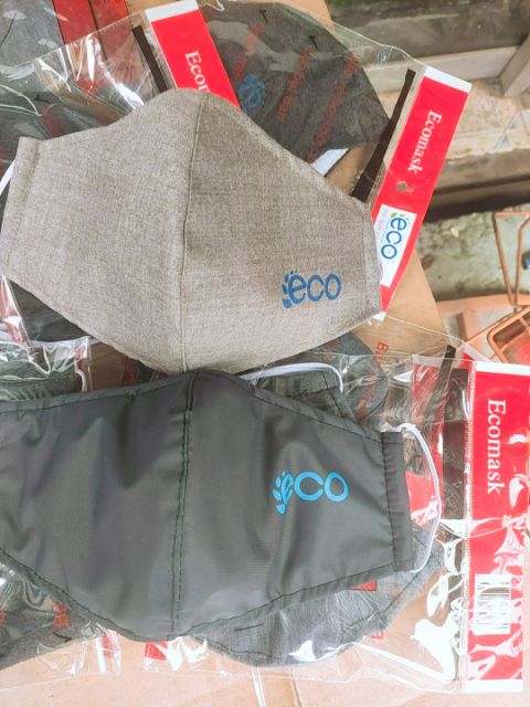 Khẩu Trang Vải Ecomask 3 Lớp cao cấp Mặt Ngoài Chống Nước | BigBuy360 - bigbuy360.vn