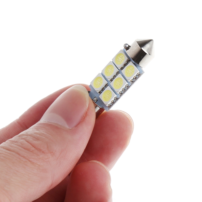 Đèn Led 36mm 6-led 5050 Smd Dc12V Cho Xe Hơi