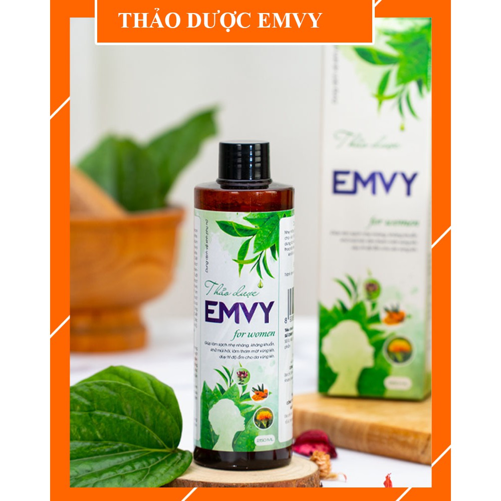 Rửa phụ khoa (Rửa vùng kín) GIẢM HÔI NGỨA EMVY- 100% Thảo dược thiên nhiên- viêm phụ khoa, nấm âm đạo, lộ tuyến (New)