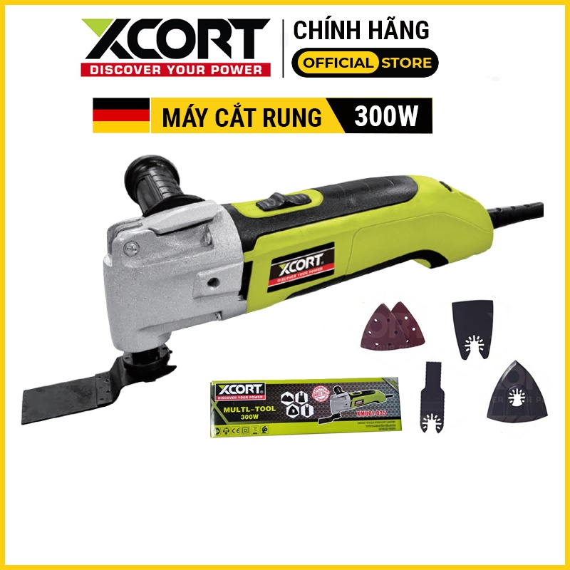 Máy cắt rung-Máy cắt góc rung đa năng 300W XCORT Tặng kèm lưỡi