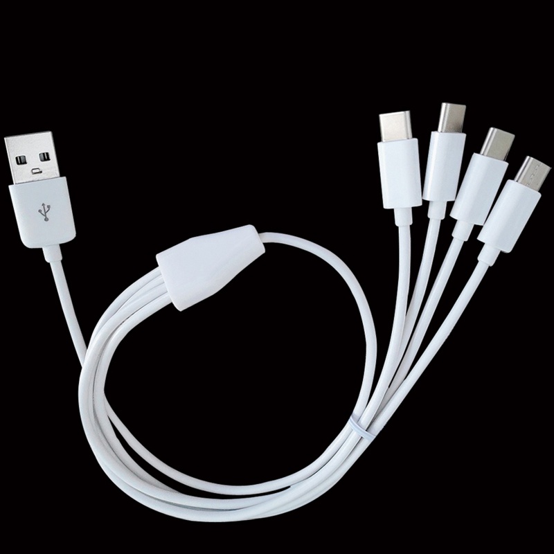 Dây Cáp Sạc USB Loại C Đa Năng 4 Trong 1 Cho Điện Thoại / Máy Tính Bảng