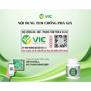 Viên xơ Detox Cell - Thải Độc - Thải Mỡ