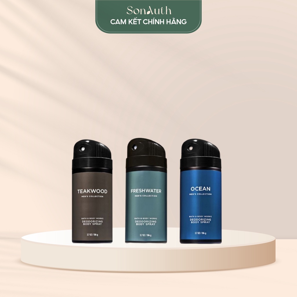 Xịt thơm nam Bath & Body Works Men’s Collection Body Spray