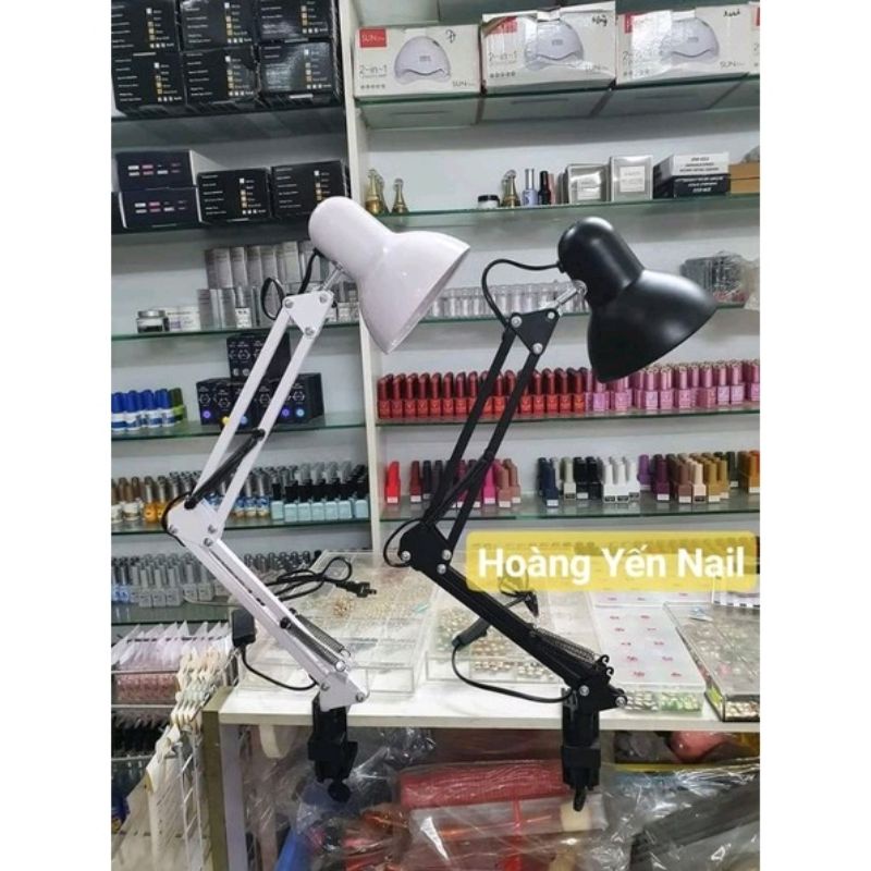 🔮 Đèn Kẹp Bàn 2in1 dùng làm Nail, Nối Mi, Phun Xăm, Đèn Học...