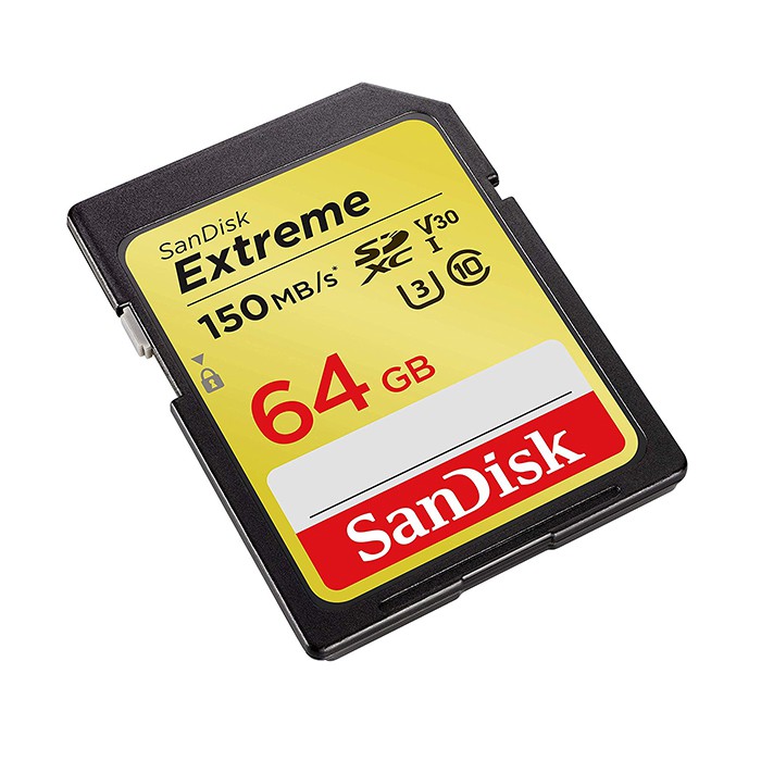 Thẻ Nhớ Sandisk Extreme Uhs I Sdxc 64gb (150mb / Sec