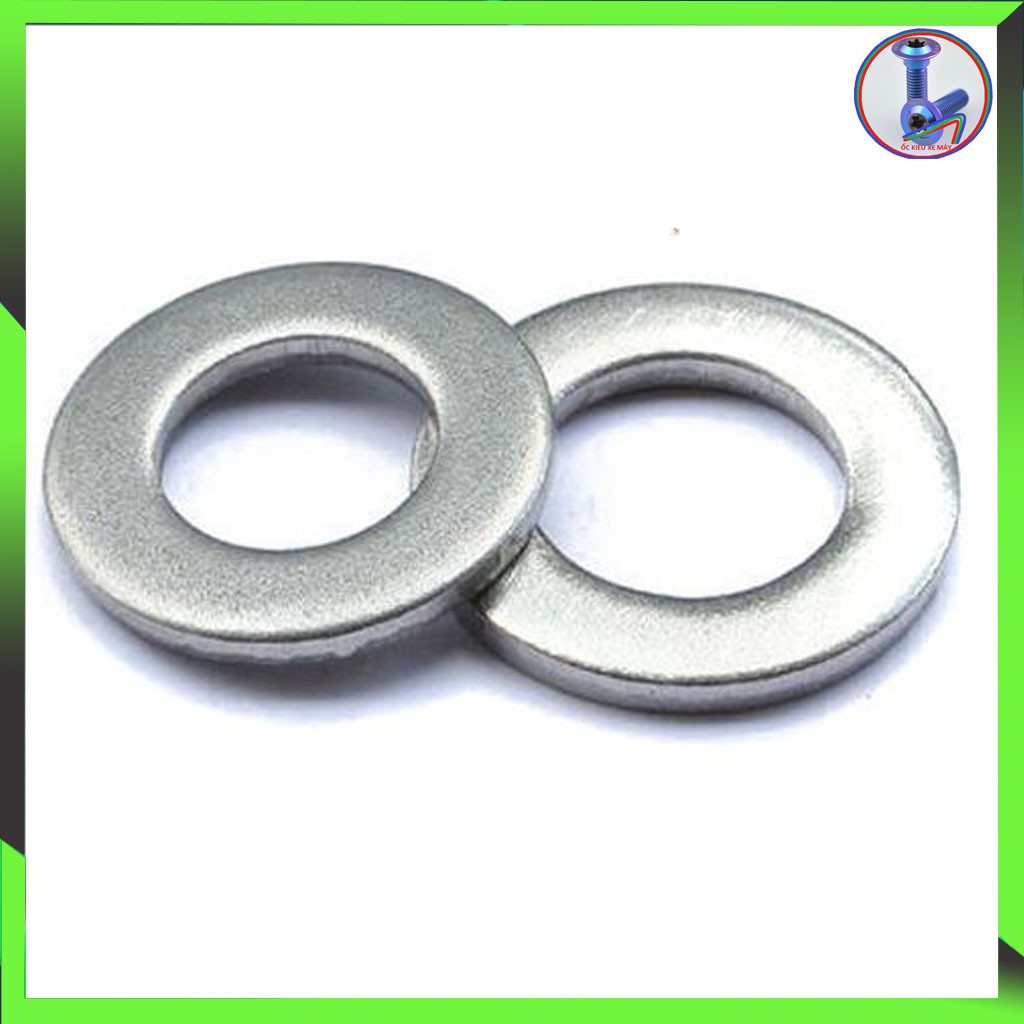 {Fee ship - Hàng có sẵn } Long đền phẳng Inox ,vòng đệm phẳng inox