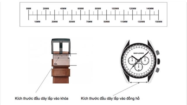 Khoá bướm đồng hồ dùng cho dây da - Khóa chống hằn bấm mở bóng