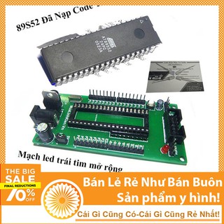 Combo Mạch Led Trái Tim IC 89S52  Đã Nạp Code