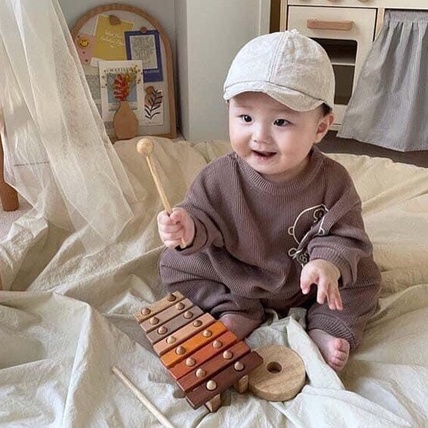 Đồ bộ bé trai, set len tăm họa tiết hoạt hình đáng yêu cho bé trai, bé gái từ 8 đến 20 kg, DUCK331