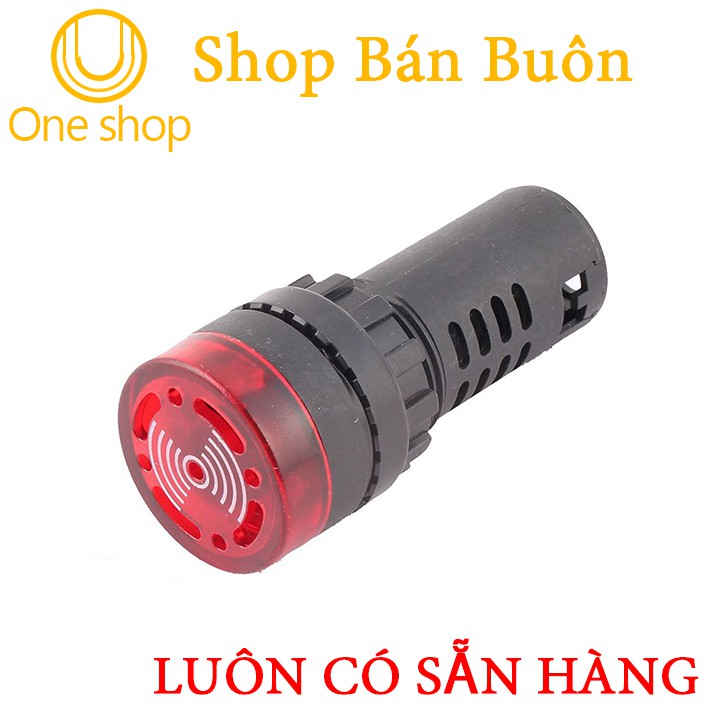 Đèn Báo Nguồn Có Còi AD16-22SM 24VDC