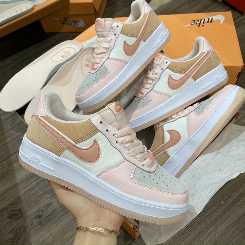 GIÀY AIR FOCE OĂN PINK WHIT 1:1 SC [ FREESHIP + BOX ]