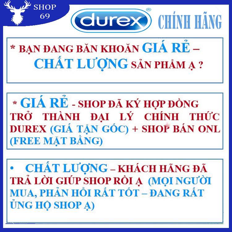 (TRỊ XUẤT TINH SỚM - 100%) Bao cao su DUREX PERFORMA kéo dài thời gian quan hệ (03bao/1 hộp bcs)