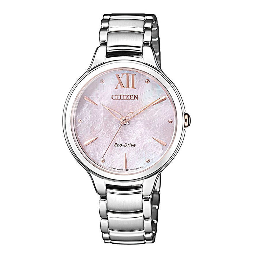 Đồng Hồ Nữ Citizen Dây Thép Không Gỉ EM0558-81Y - Mặt Xà Cừ