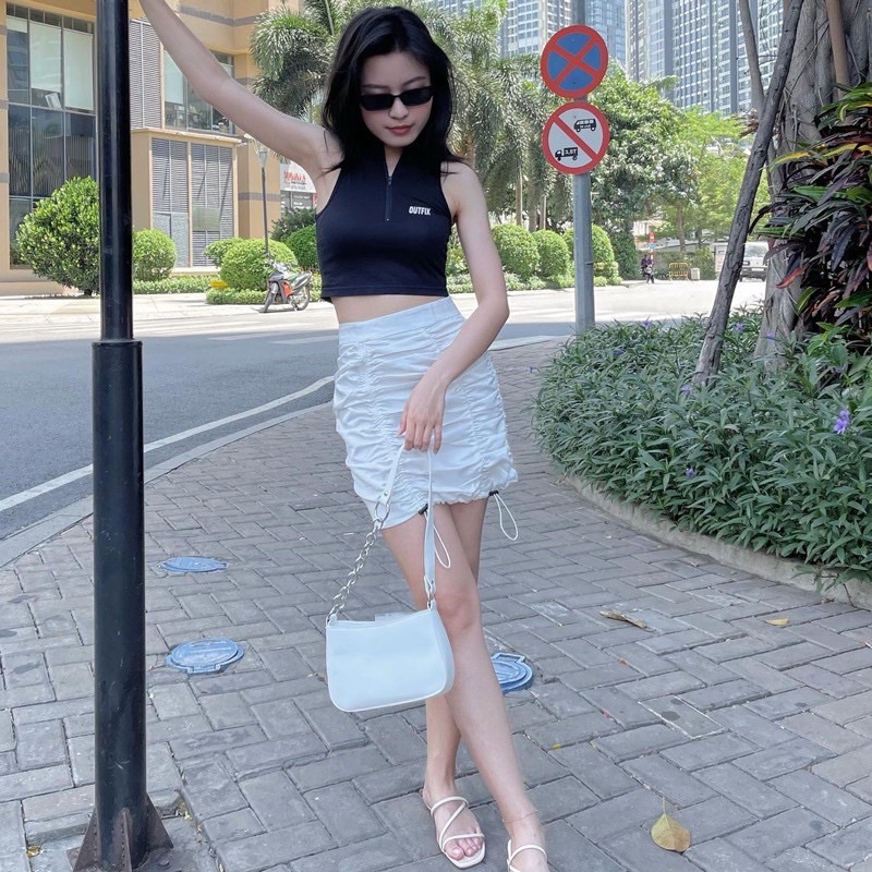 Túi xách nữ đẹp kẹp nách nữ đeo chéo đeo vai da pu trơn dây phối xích phong cách thời trang hàn quốc cao cấp giá rẻ